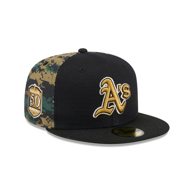 Oakland Athletics Digi Camo 59FIFTY Fitted Hat Male Product Image