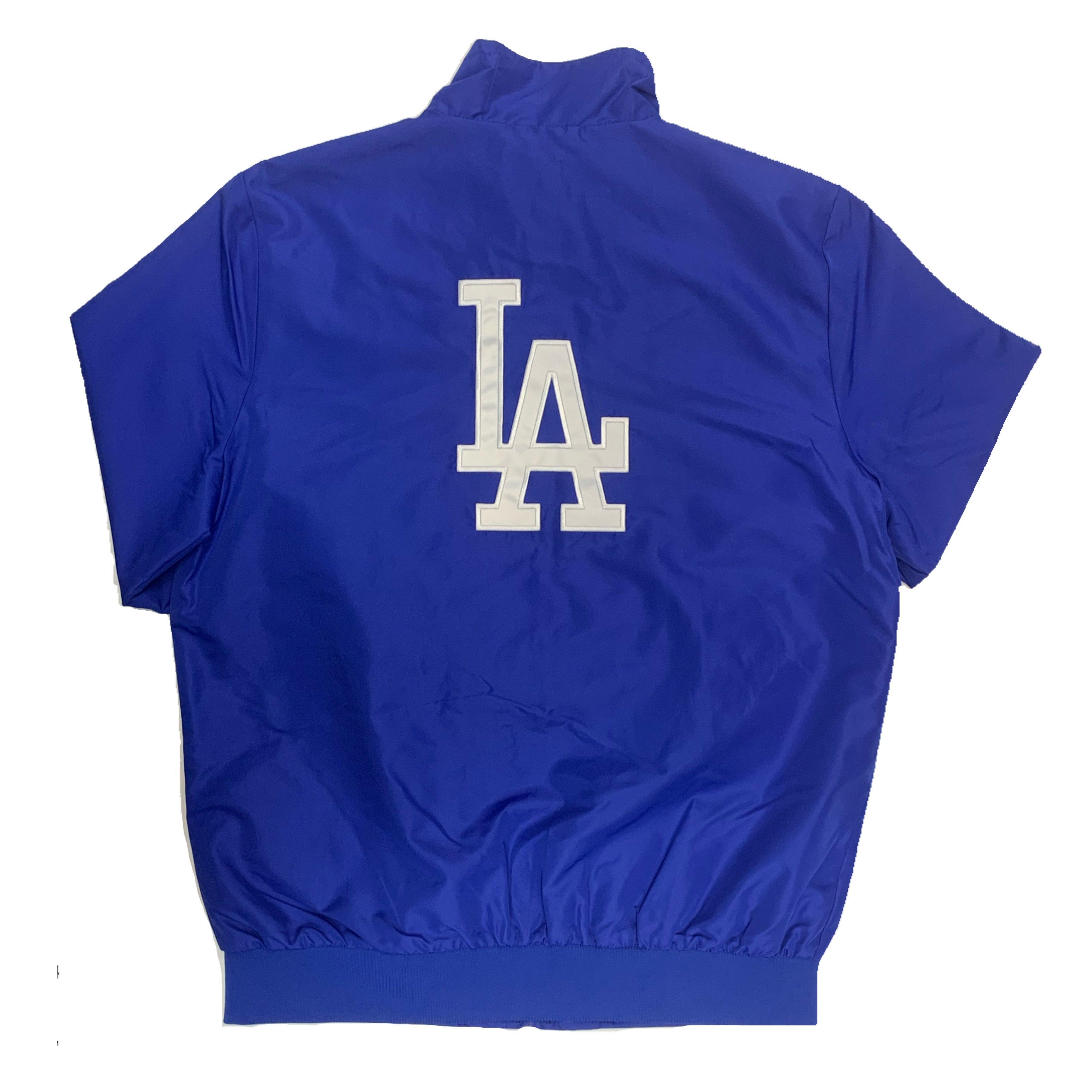 Los Angeles Dodgers Zipper Windbreaker - Blue Male Product Image