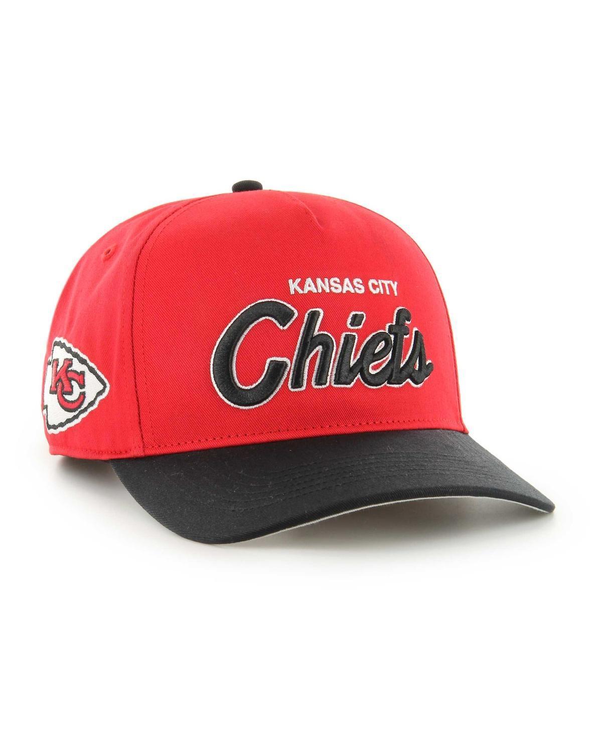 Mens 47 Brand Red Kansas City Chiefs Crosstown Two-Tone Hitch Adjustable Hat - Red Product Image