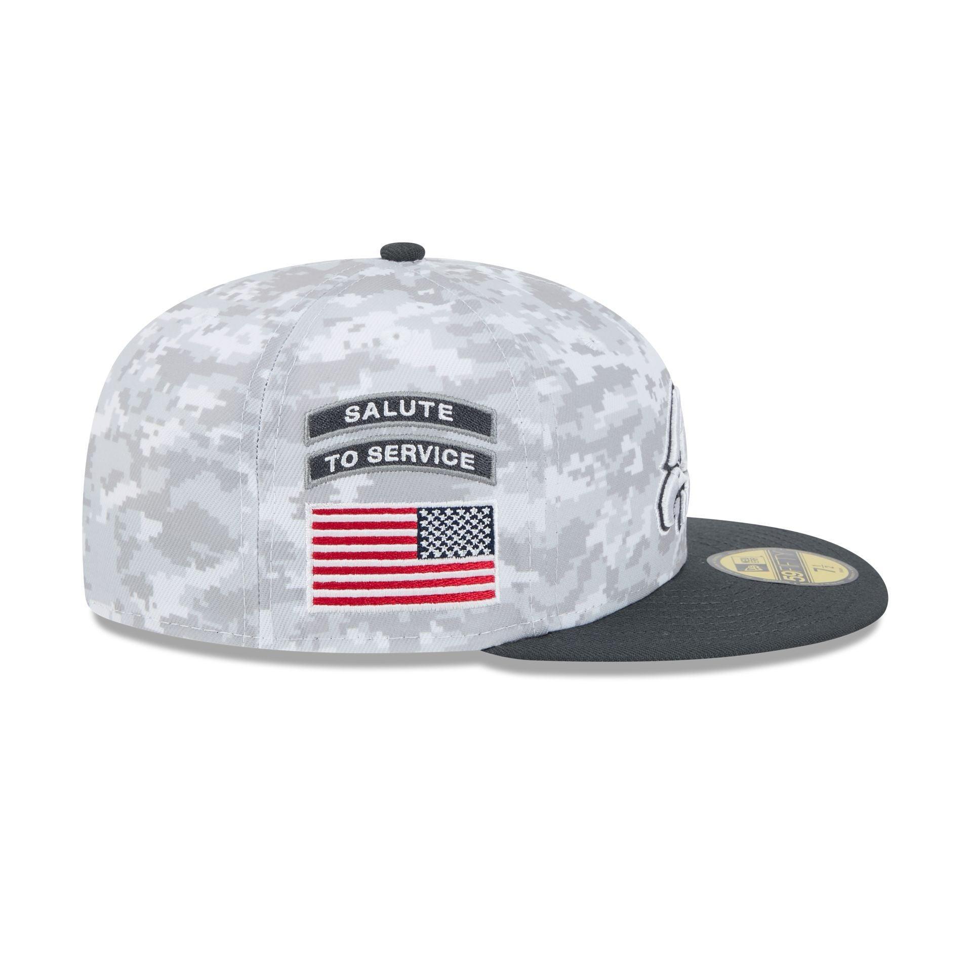 Philadelphia Eagles 2024 Salute to Service 59FIFTY Fitted Hat Male Product Image