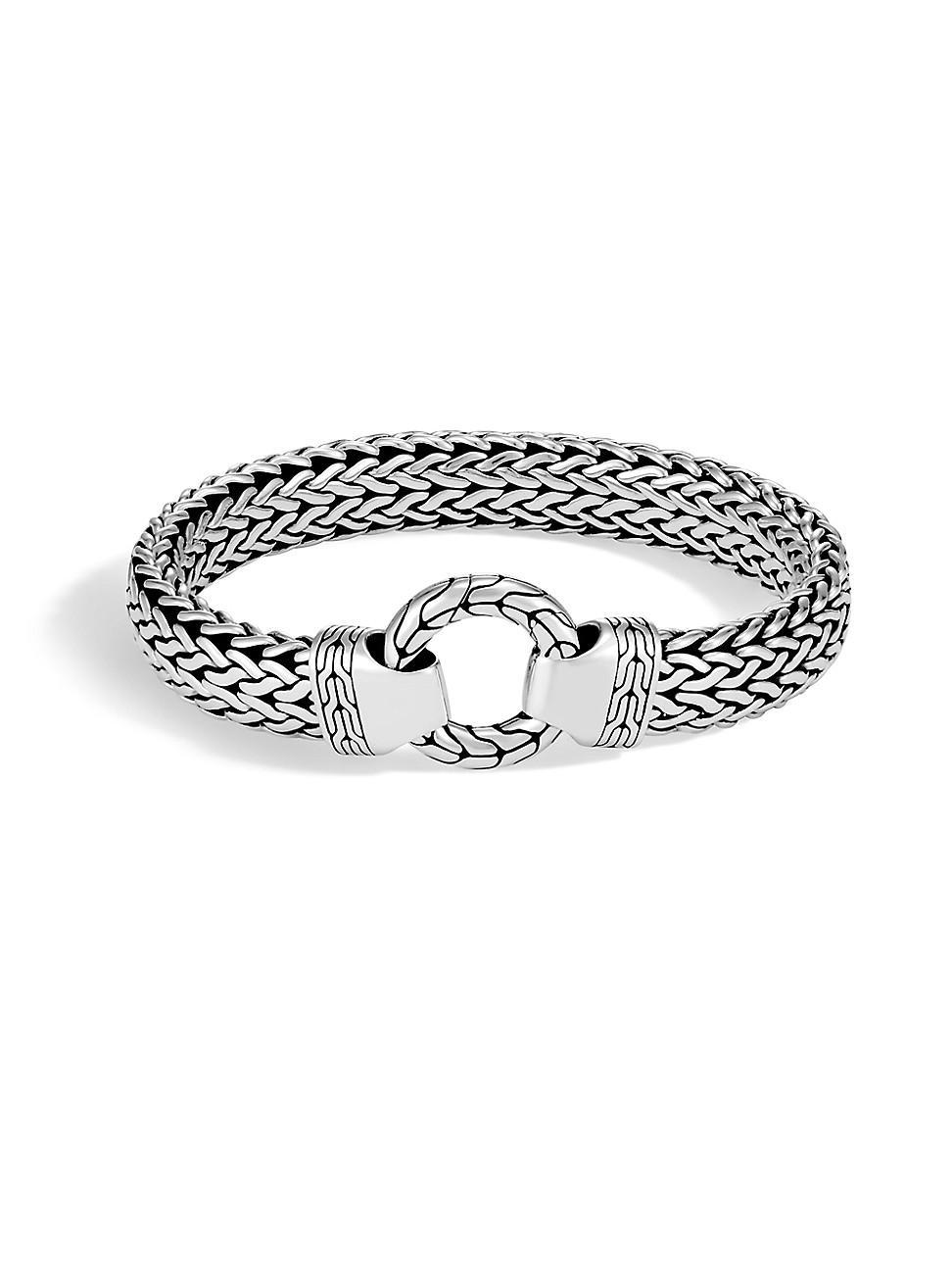 Mens Silver Classic Chain Bracelet Product Image