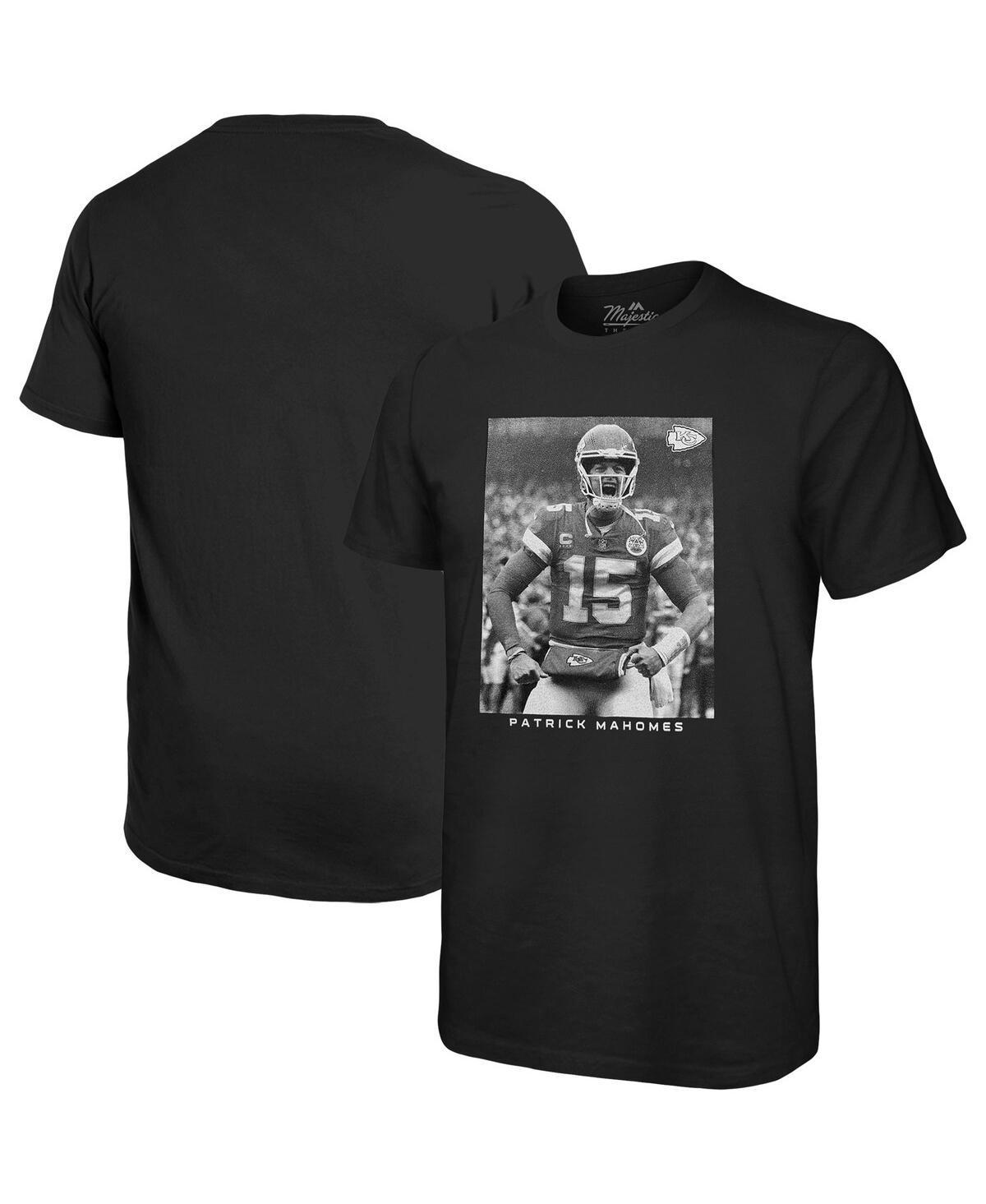 Mens Majestic Threads Patrick Mahomes Kansas City Chiefs Oversized Player Image T-Shirt Product Image