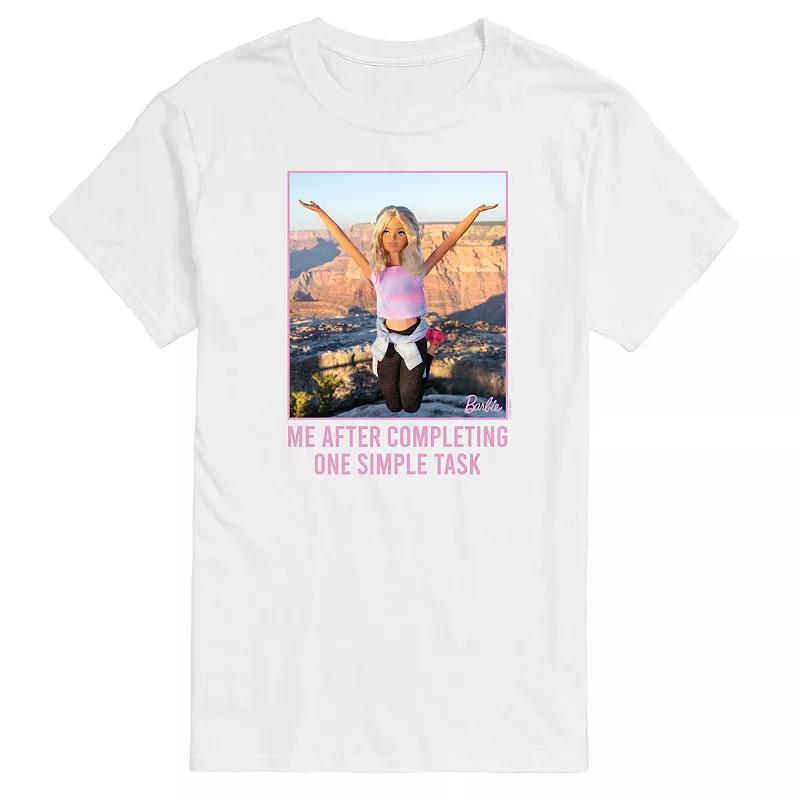 Mens Barbie One Simple Task Graphic Tee Product Image