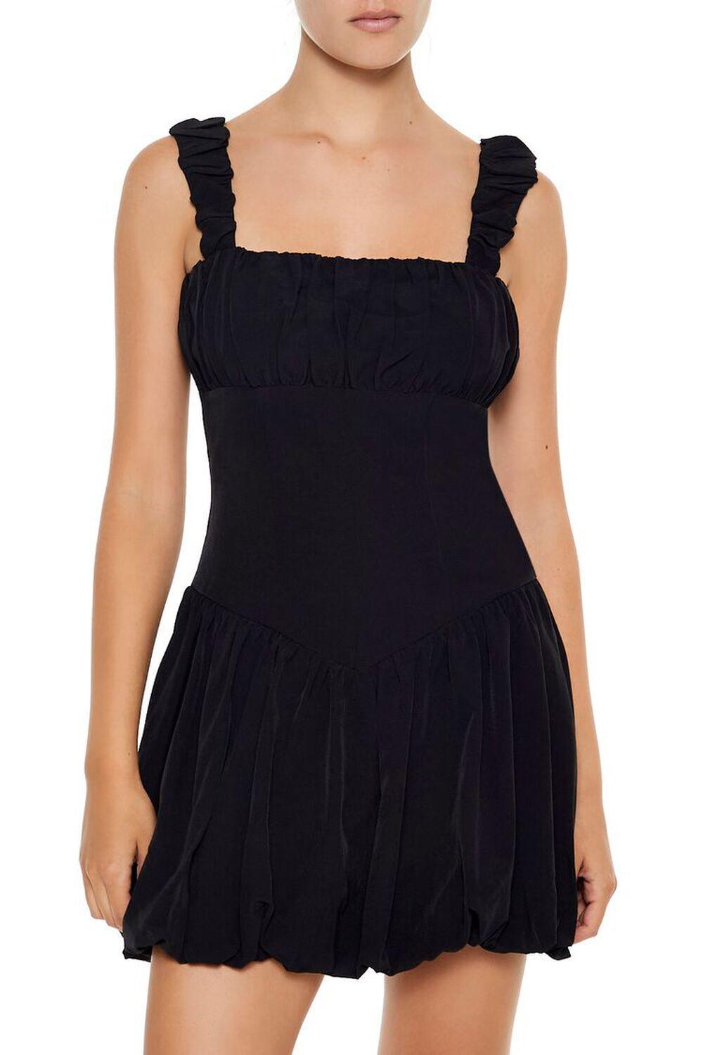 Corset Bubble-Hem Mini Dress | Forever 21 Product Image