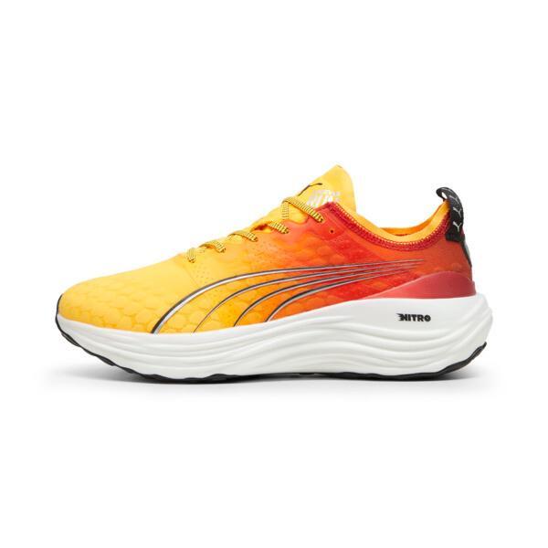 PUMA ForeverRun NITROâ¢ FADE Men's Running Shoes in Sun Stream/Sunset Glow/White Product Image