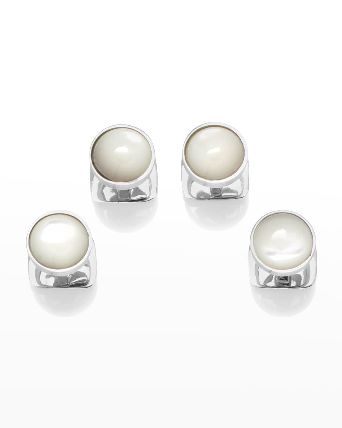 Mens Ox & Bull Trading Co. Mother-Of-Pearl Tuxedo Studs Product Image