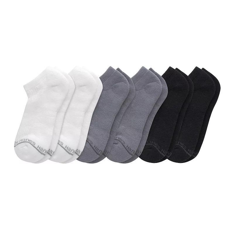 Womens Hanes Originals Ultimate Womens SuperSoft 6-Pack No Show WMSSN6 Socks Product Image