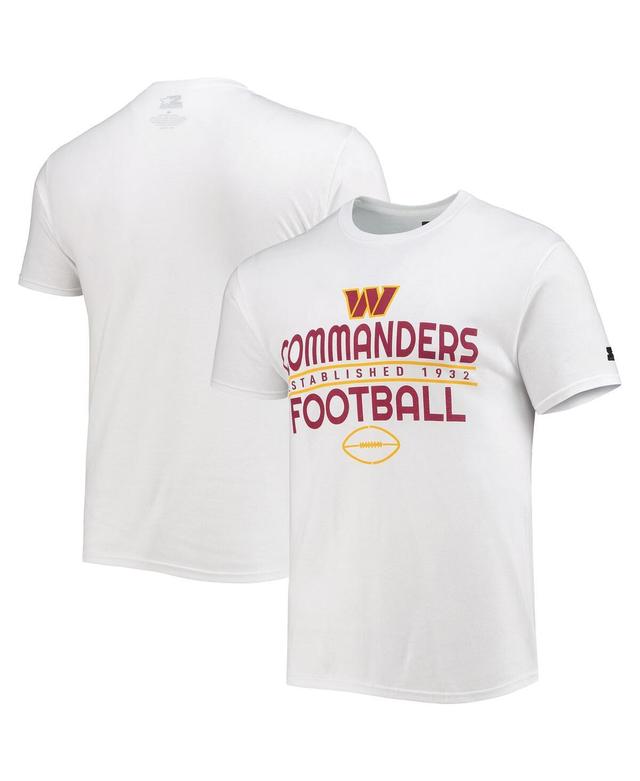 Mens Starter White Washington Commanders Prime Time T-shirt Product Image