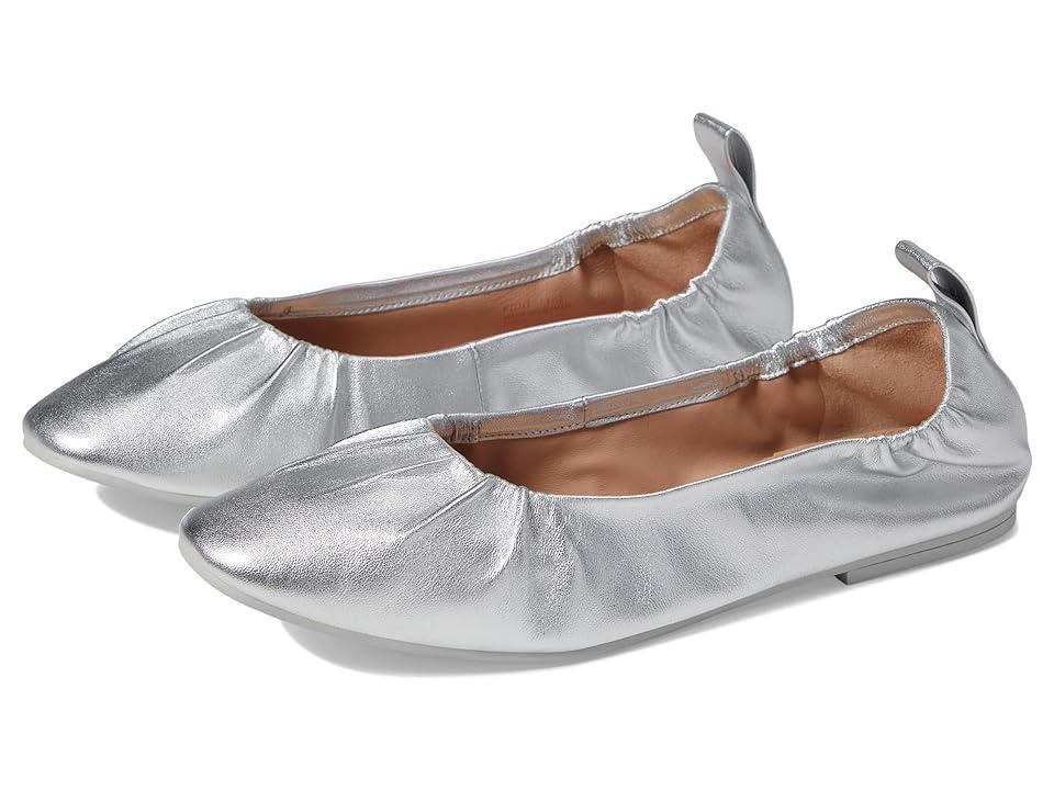 Cole Haan York Soft Ballet Metallic Leather) Women's Shoes Product Image