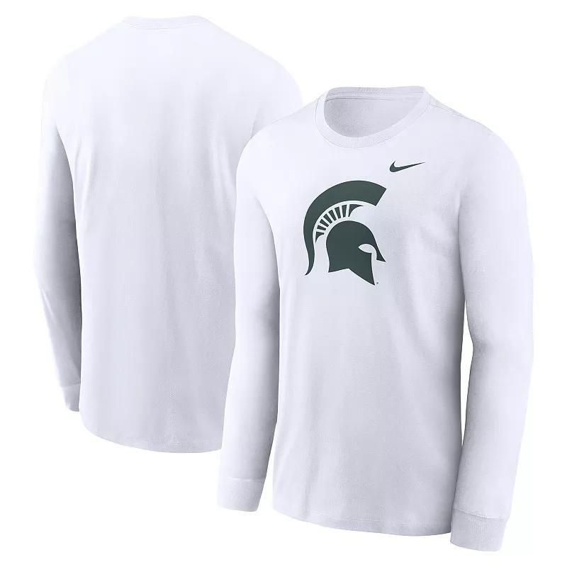 Mens Nike Michigan State Spartans Primary Logo Long Sleeve T-Shirt Product Image