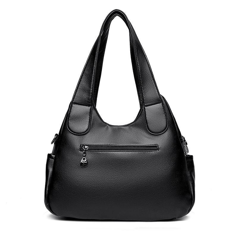 Faux Leather Tote Bag Product Image