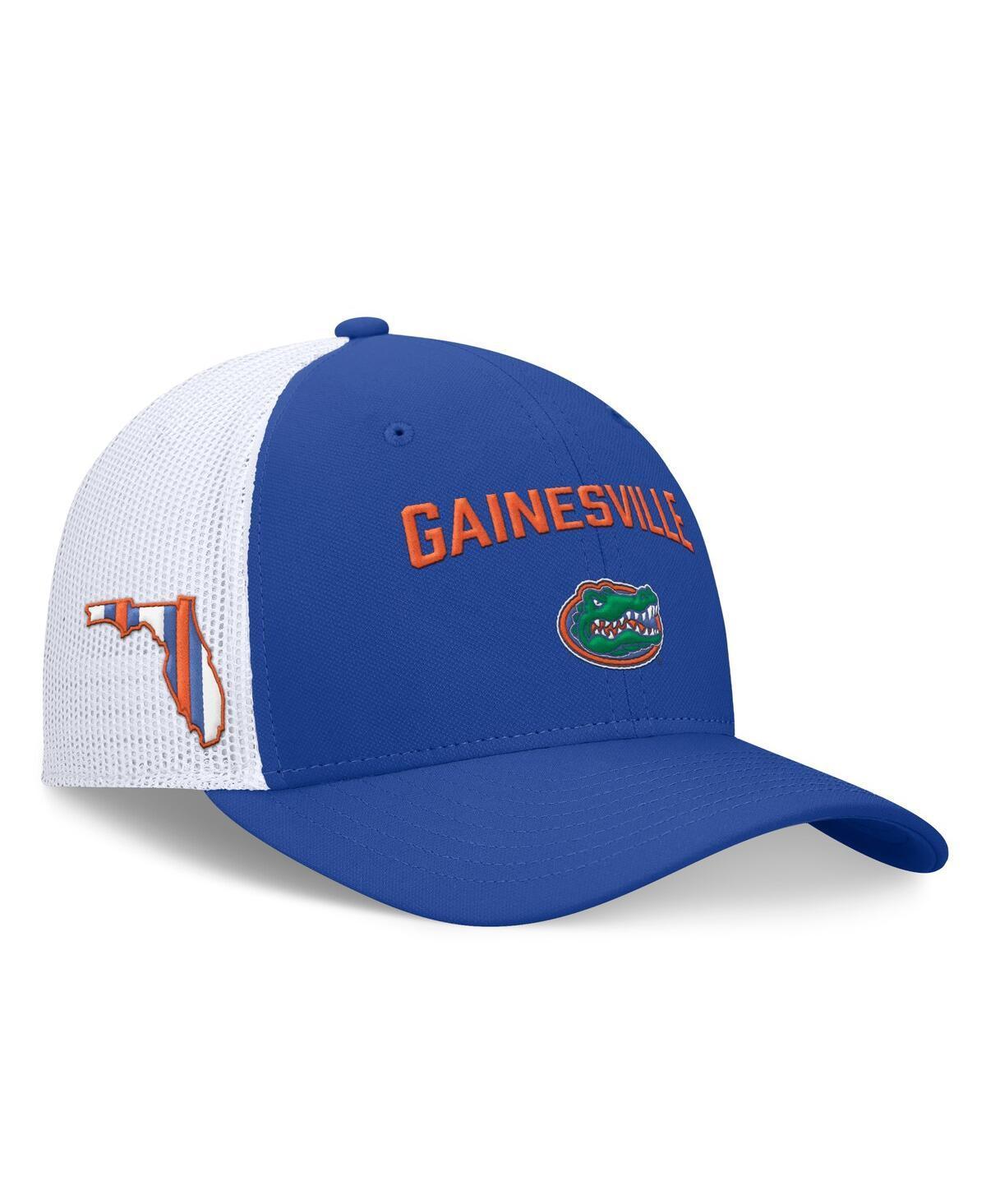 Jordan Mens Royal Florida Gators Primetime Rise City Trucker Adjustable Hat - Royal, White Product Image