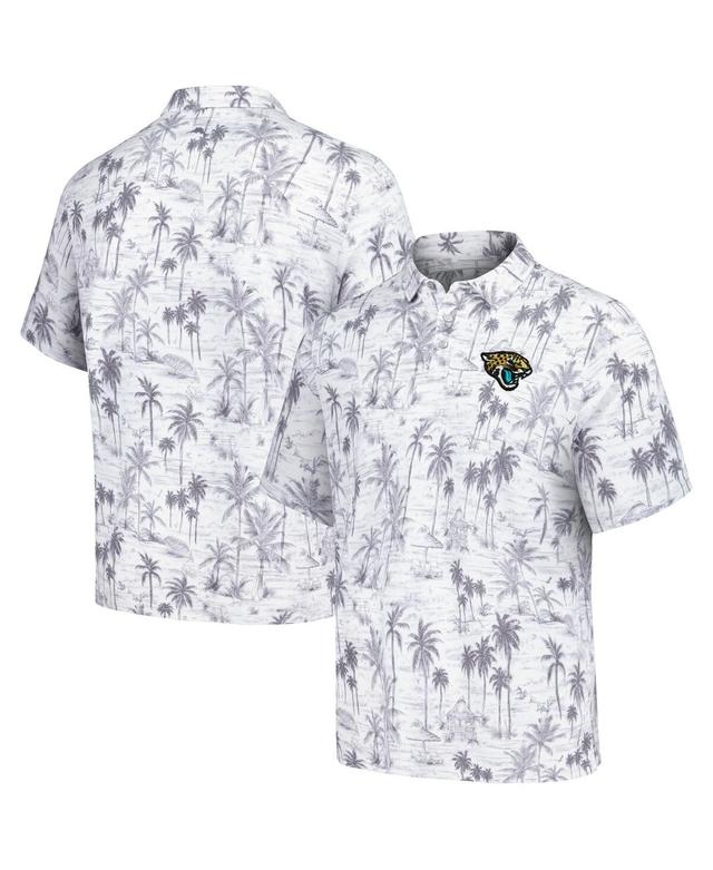 Mens Tommy Bahama Gray Tennessee Volunteers Sport Cabana Shores IslandZone Tri-Blend Polo Shirt Product Image