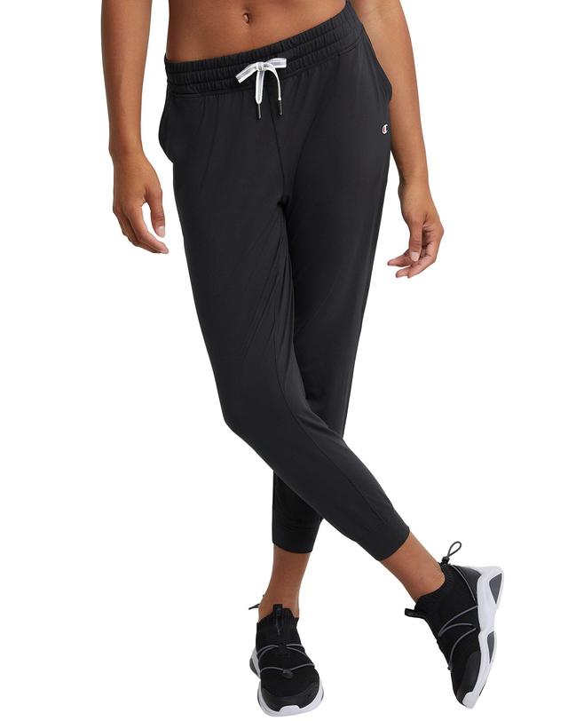 Womens Champion Soft Touch Joggers, C Logo, 25 Black XS Product Image