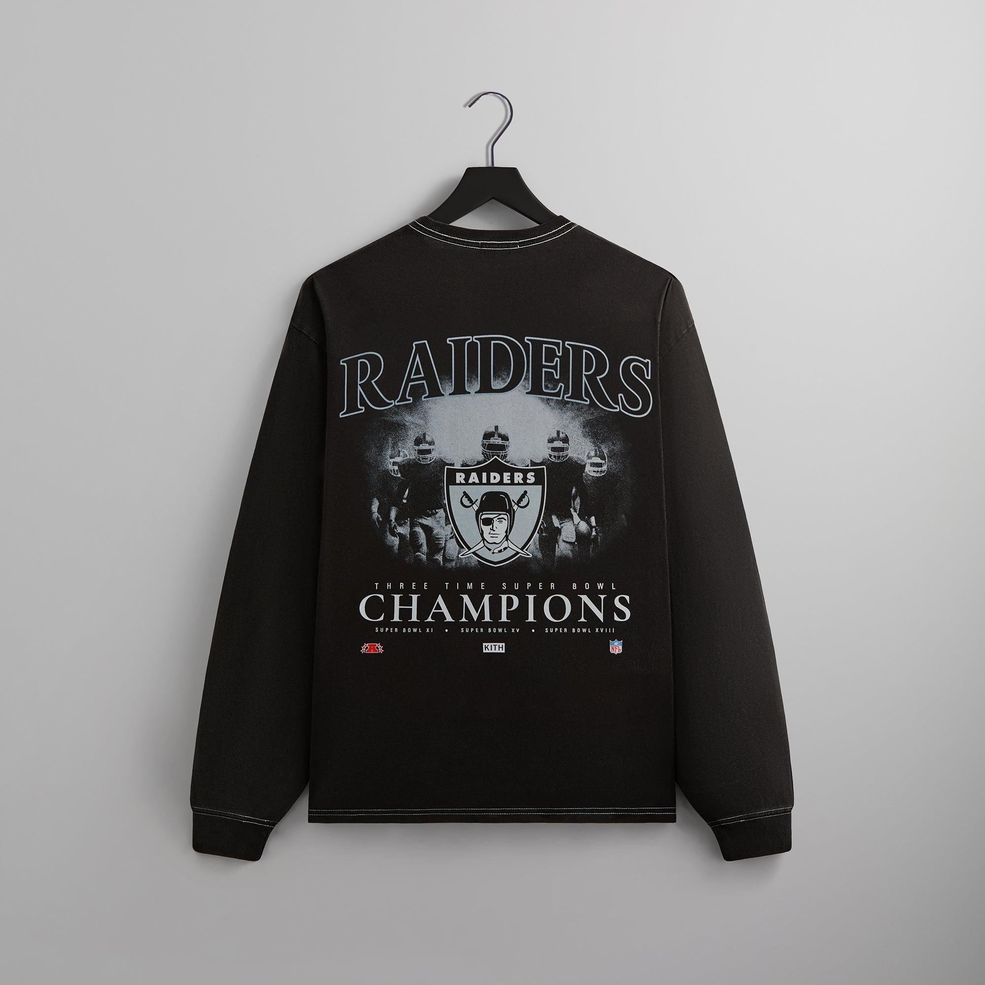 Kith & '47 for the NFL: Raiders Vintage Long Sleeve Tee - Black Male Product Image