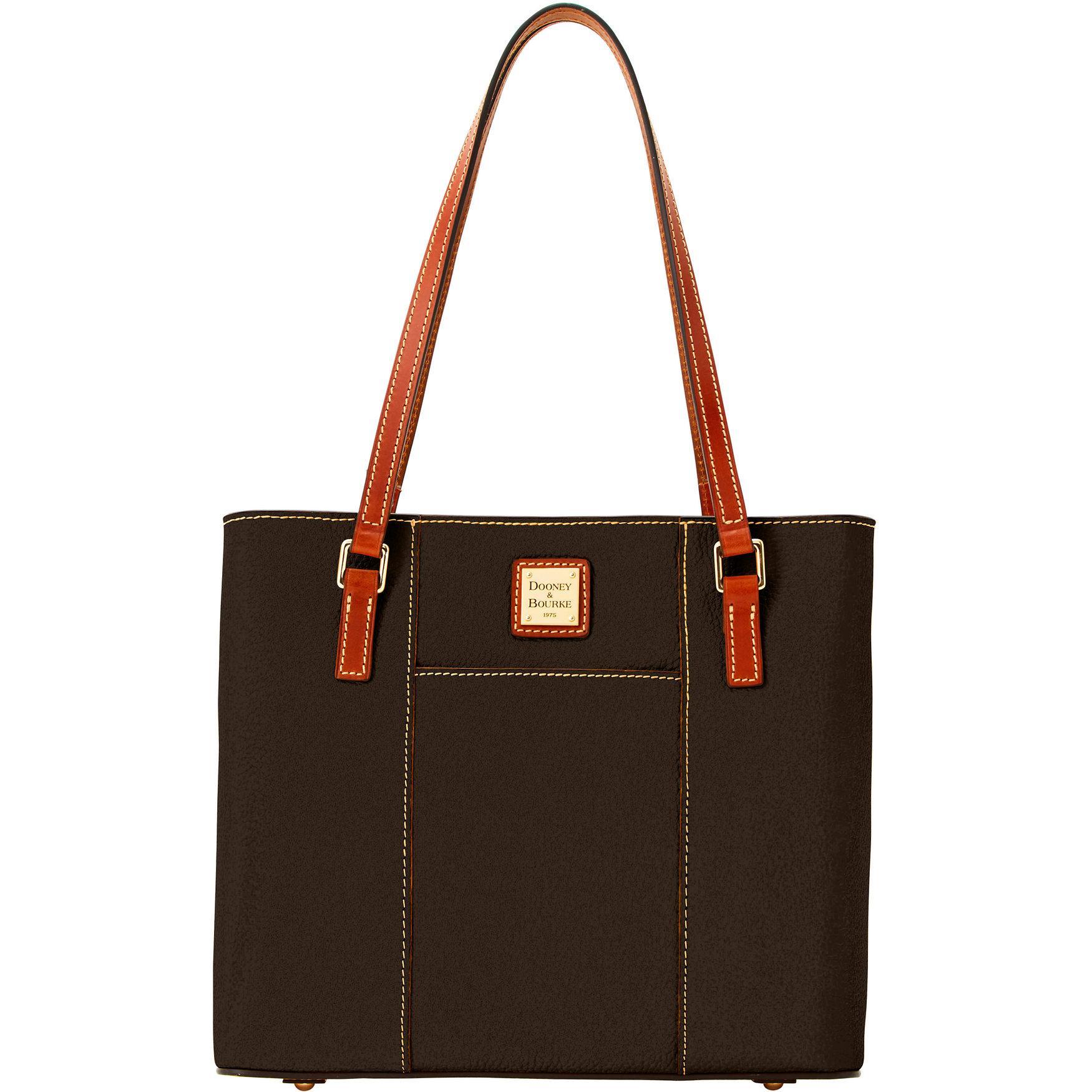 Dooney & Bourke Womens Pebble Grain Small Lexington Leather Bag in Brown Tmoro Product Image