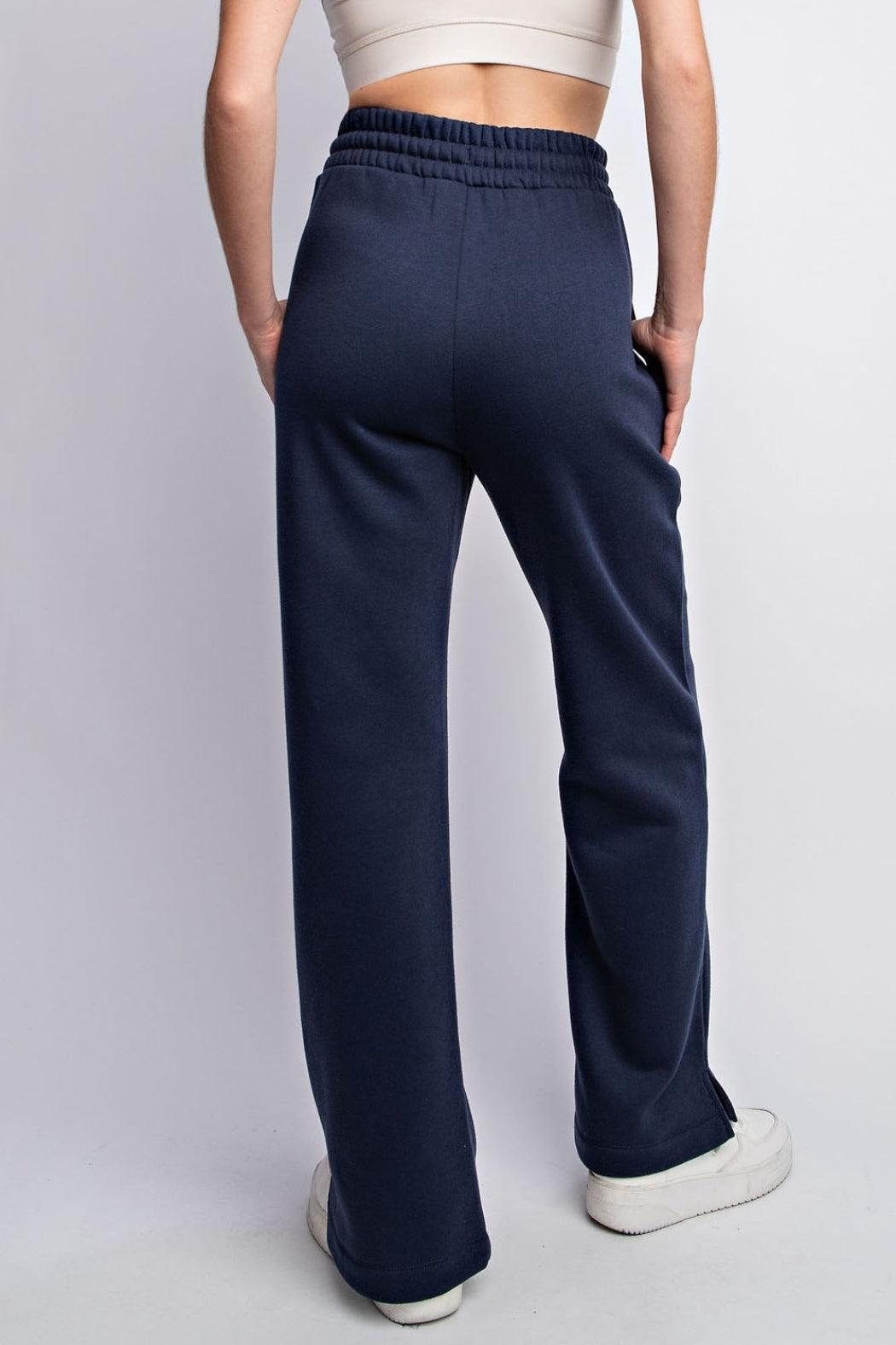 French Terry Straight Leg Lounge Pants Product Image