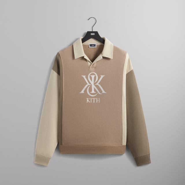 Kith Nelson Collared Pullover - Malt Male Product Image