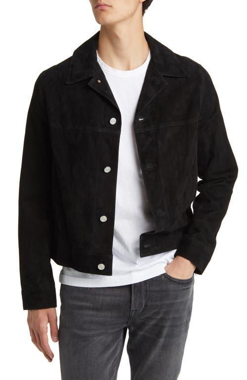 FRAME Suede Trucker Jacket Product Image