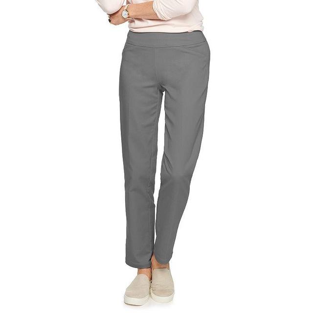 Petite Womens Croft & Barrow Effortless Stretch Pull-On Straight-Leg Pants Product Image