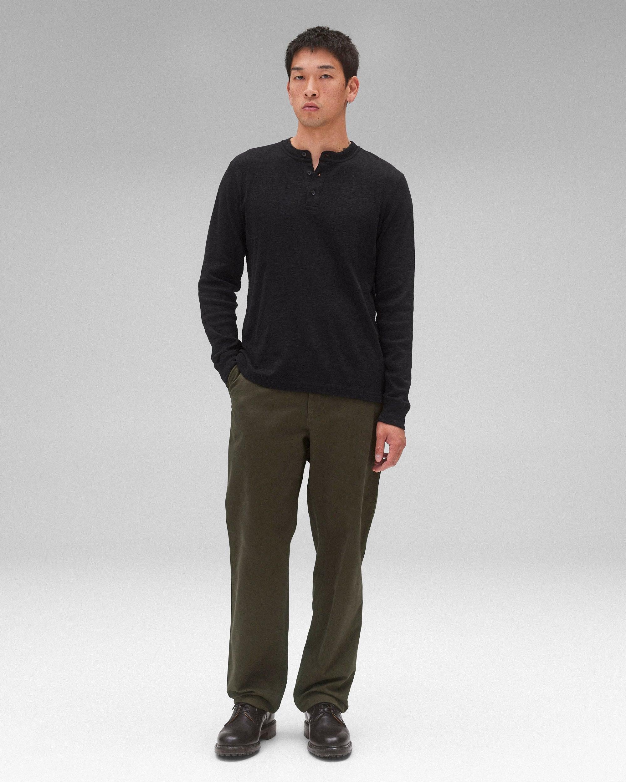 1x1 Slub Henley Male Product Image