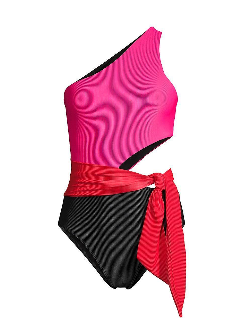 Womens Carlie Cut-Out One-Piece Swimsuit Product Image