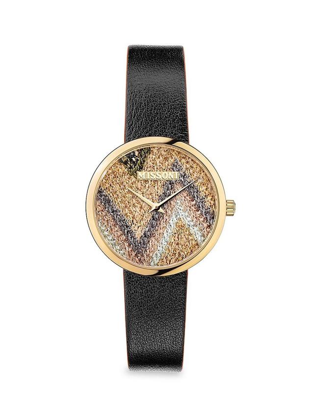 Womens Multi Strap Gold 34MM Bracelet Watch Product Image