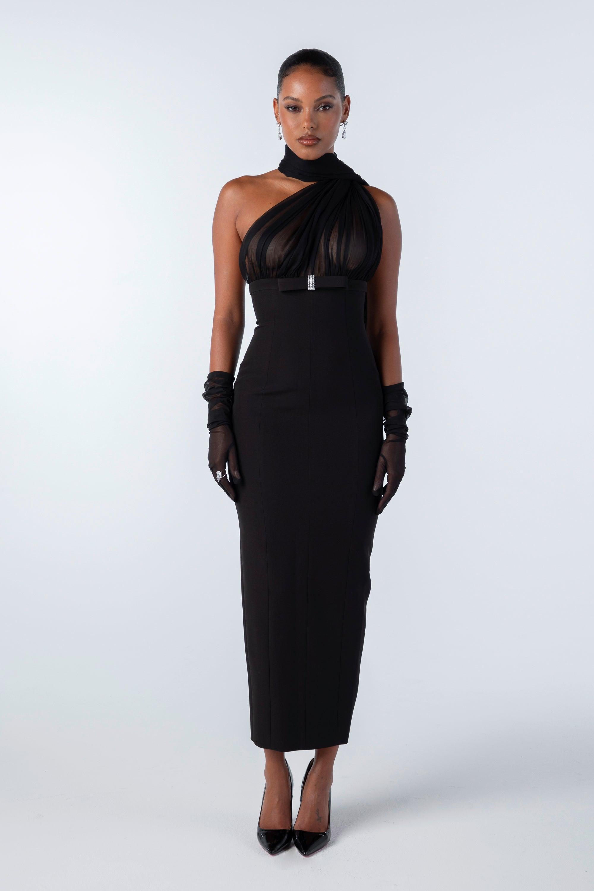 Camella Dress (Black) Product Image