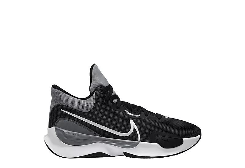 Nike Mens Renew Elevate 3 Basketball Sneakers from Finish Line - Black, White Product Image