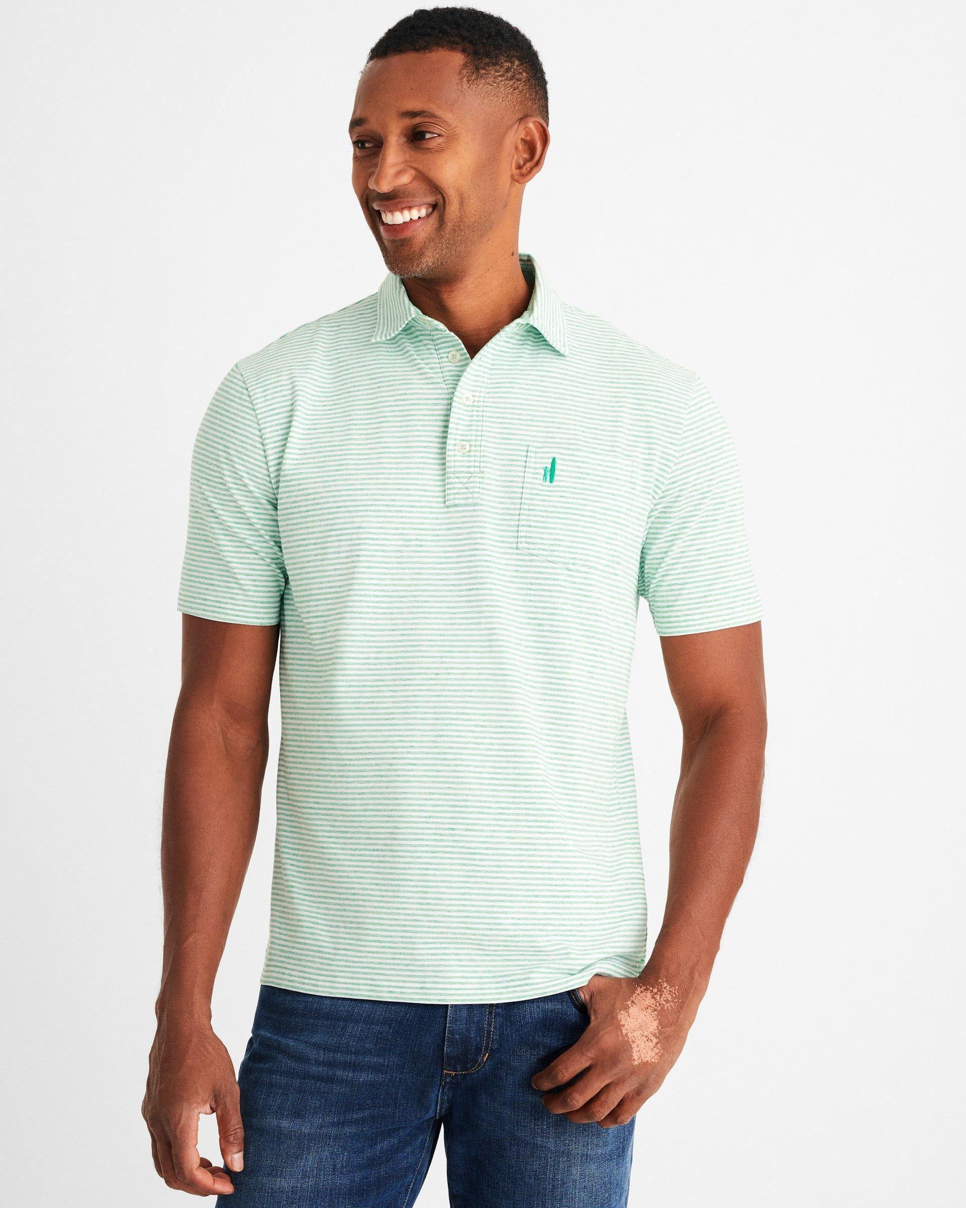 Original 4-Button Polo - Dante Stripe Male Product Image