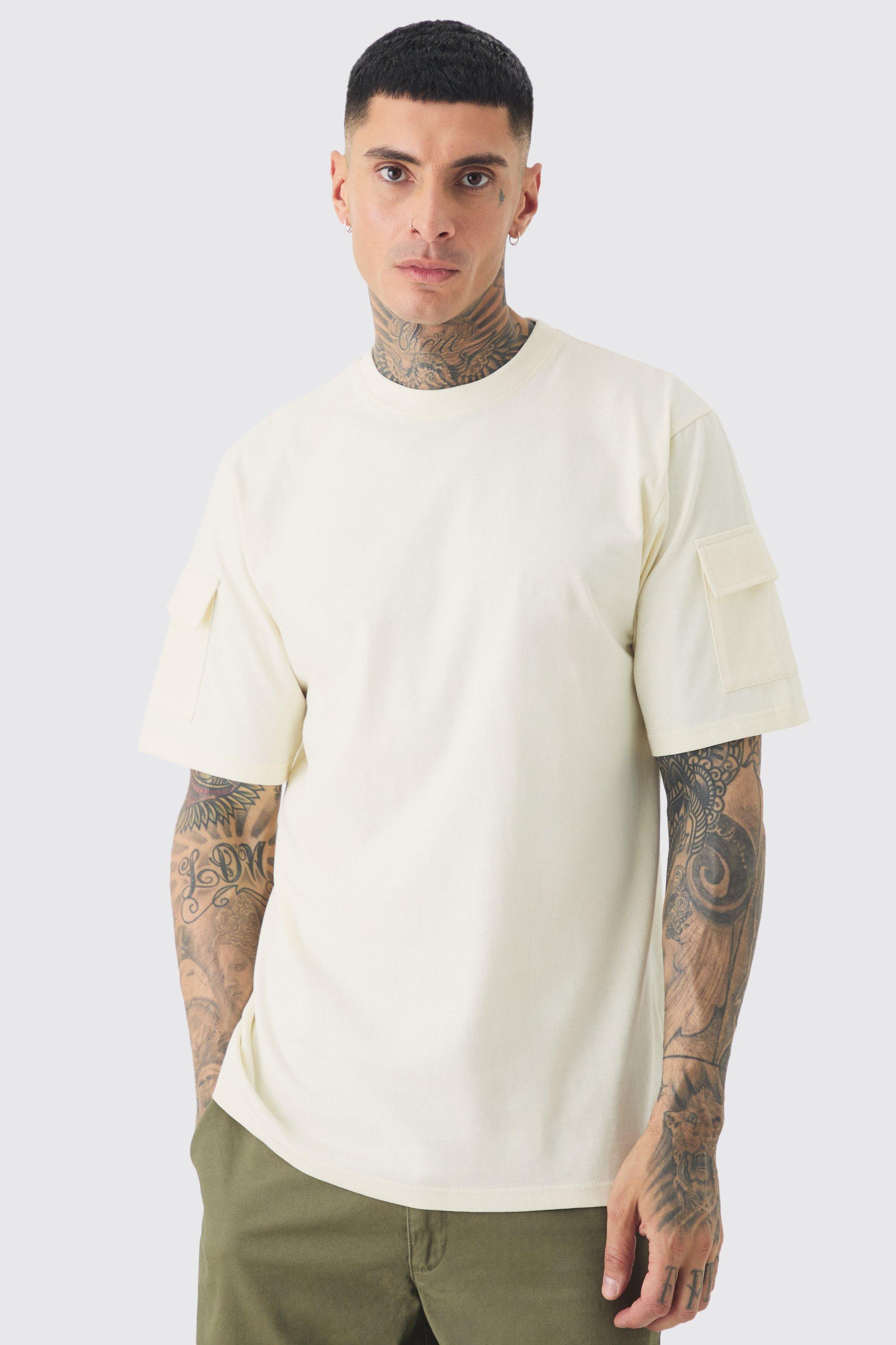 Tall Utility Pocket T-shirt | boohooMAN USA Product Image