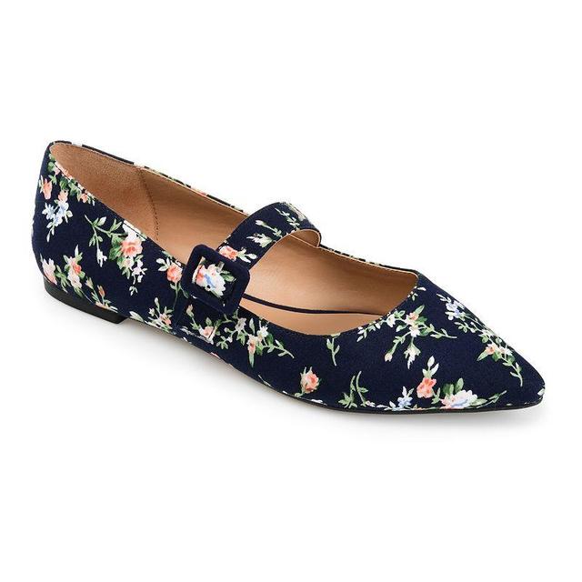 Journee Collection Karissa Womens Flats Blue Product Image