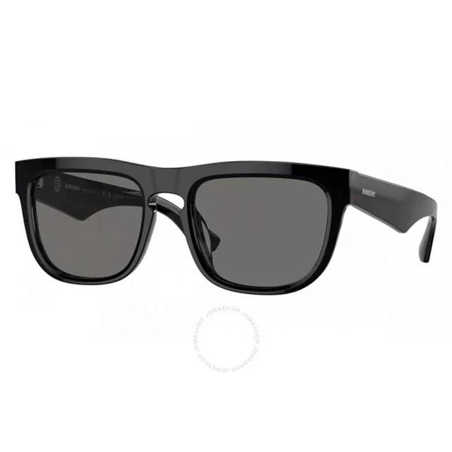 BURBERRY Men's Polarized Sunglasses, Be4431u In Top Black On Vintage Check Product Image