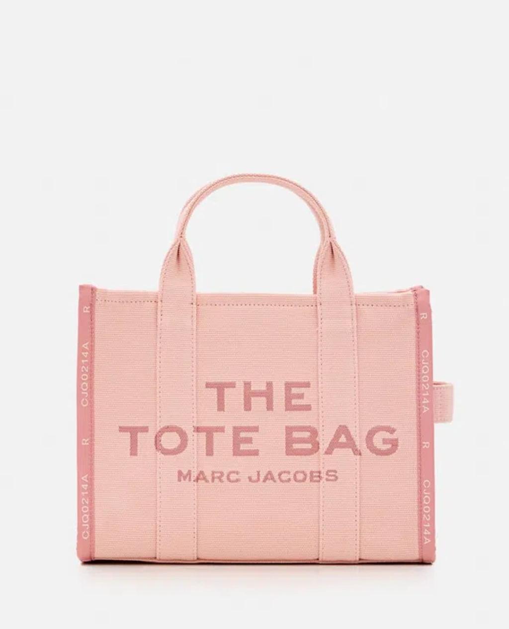 MARC JACOBS The Medium Jacquard Tote Bag In Rose Product Image