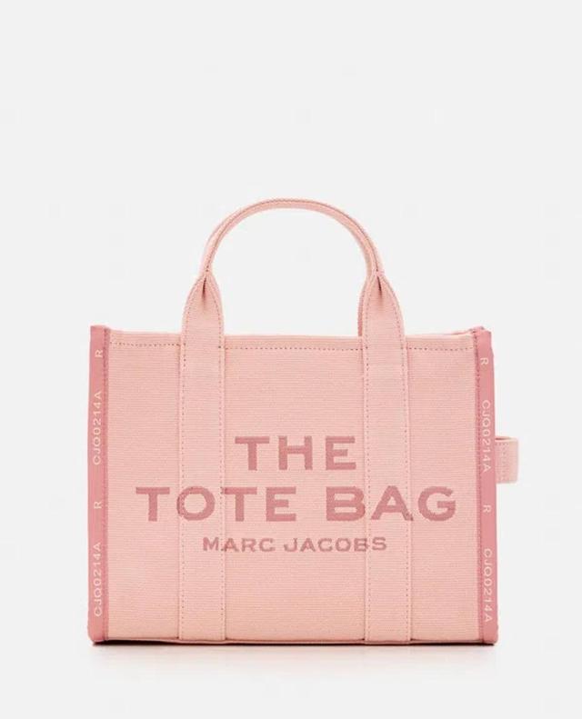 MARC JACOBS The Medium Jacquard Tote Bag In Rose Product Image