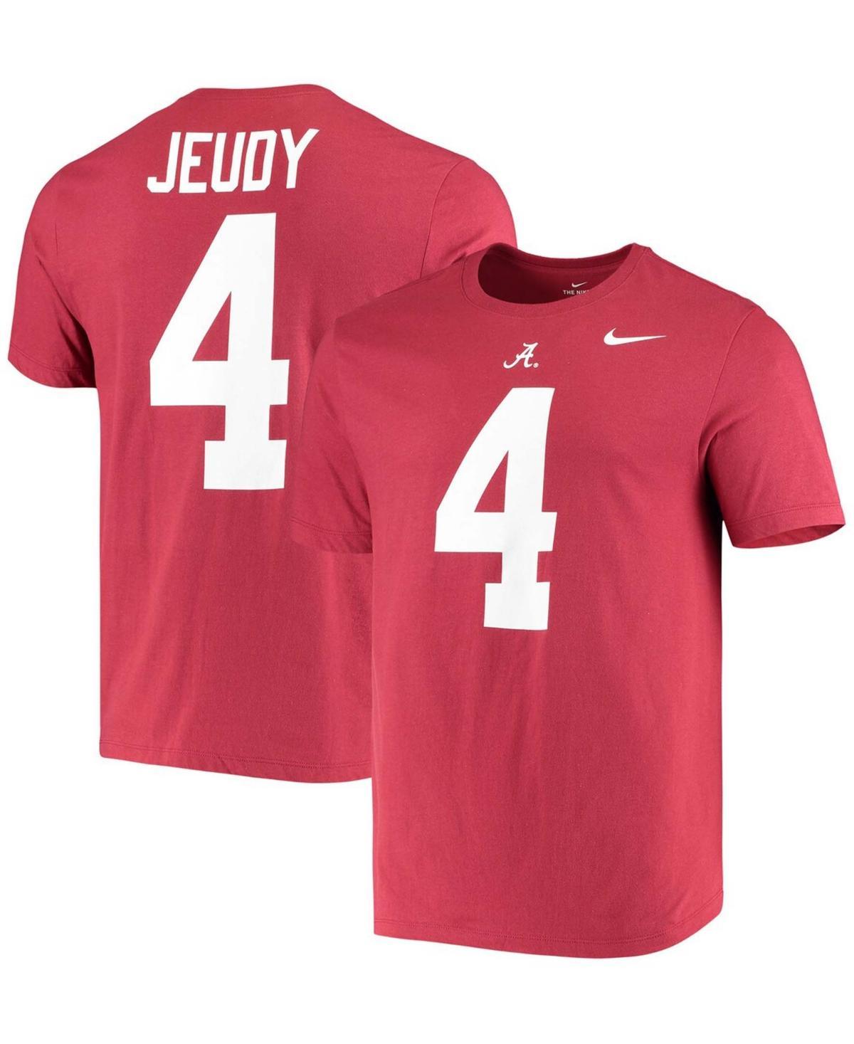 Mens Nike Jerry Jeudy Crimson Alabama Crimson Tide Name & Number Alumni T-Shirt Product Image