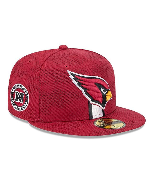 New Era Mens Cardinal Arizona Cardinals 2024 Sideline 59FIFTY Fitted Hat Product Image