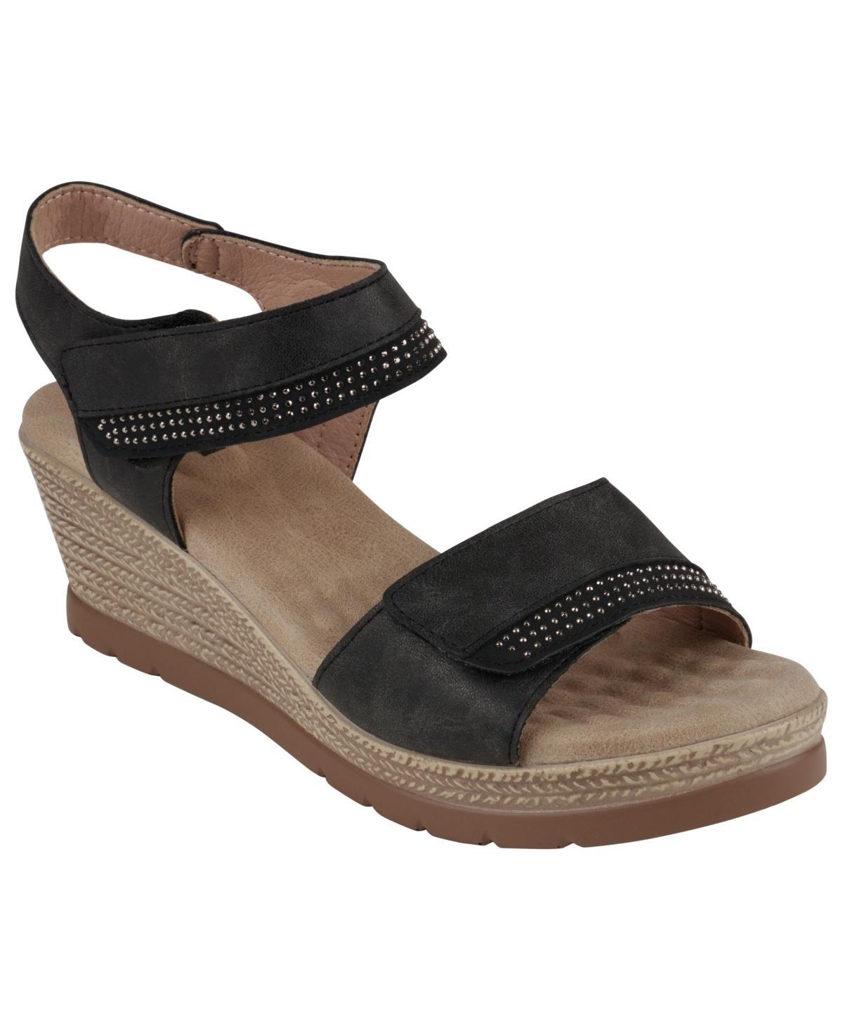 Gc Shoes Womens Jorda Embellished Wedge Sandals Product Image