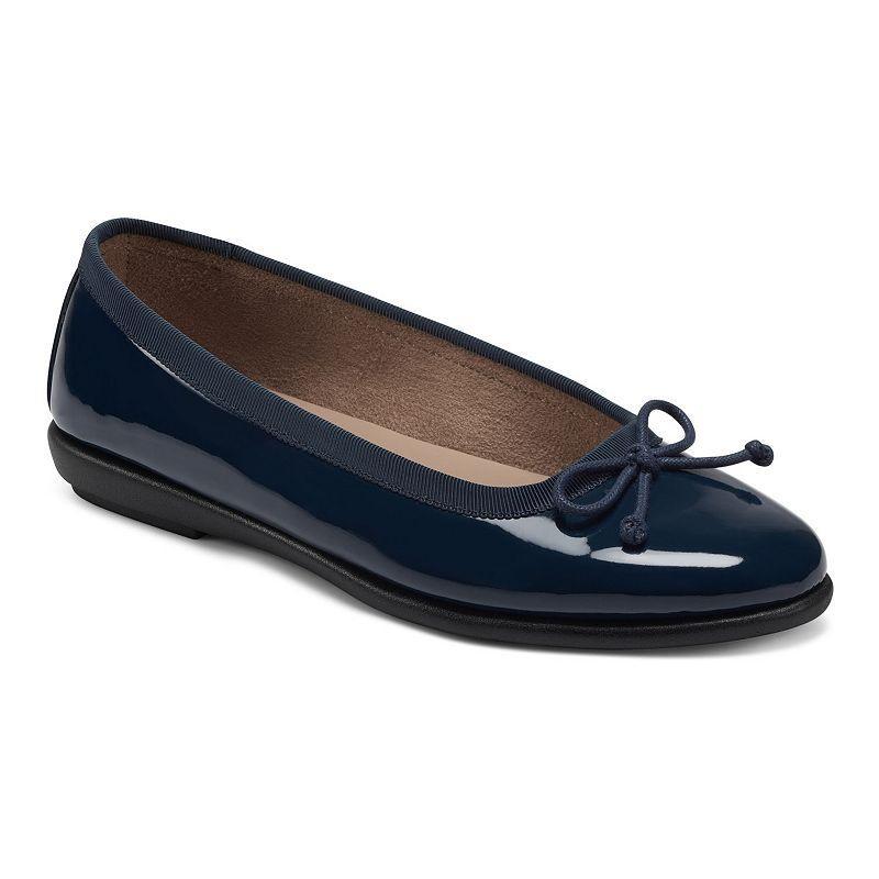 Aerosoles Homebet Womens Flats Blue Patent Product Image