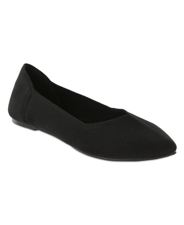 Mia Womens Kerri Ballet Knit Flats Product Image