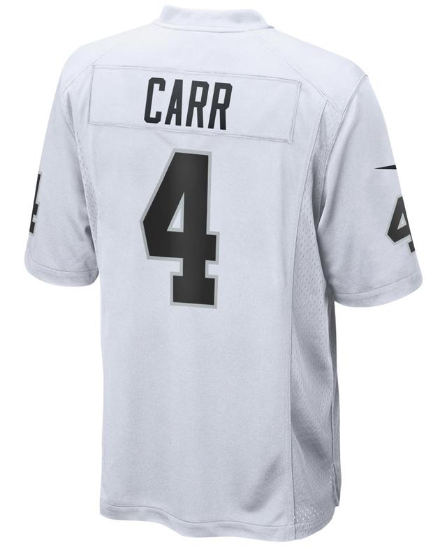 Nike Mens Derek Carr Las Vegas Raiders Game Jersey - White Product Image