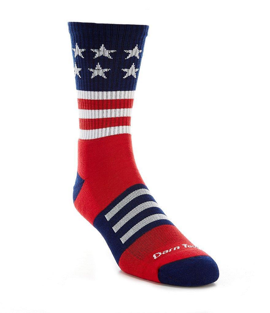 Darn Tough Lightweight Captain Stripe Micro Crew Hiking Socks Product Image