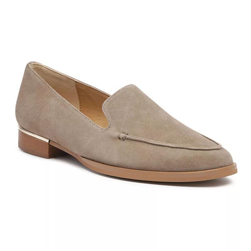 Rag & Co Anna Womens Suede Loafers Brown Product Image