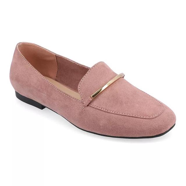 Journee Collection Wrenn Tru Comfort Foam Womens Loafer Flats Pink Product Image