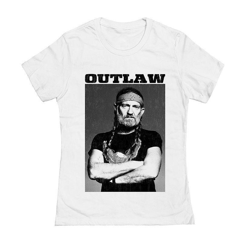 Juniors Willie Nelson Outlaw Graphic Tee, Girls Product Image