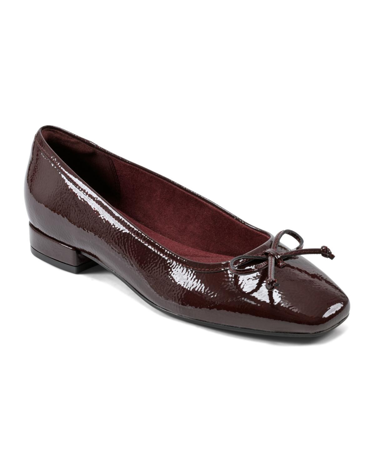 Rockport Womens Sadie Square Toe Slip-On Ballet Dress Flats product image