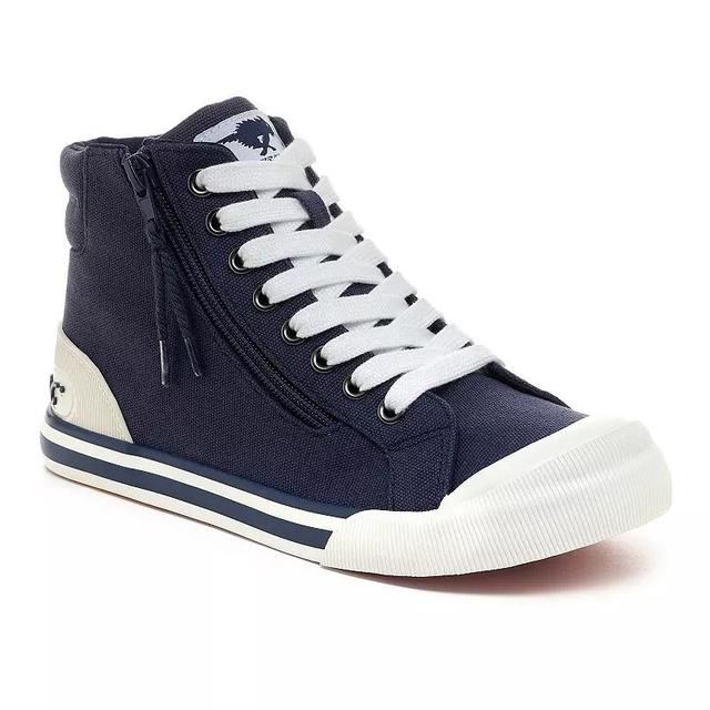 Rocket Dog Jazzinhi Womens High Top Sneakers Blue Product Image