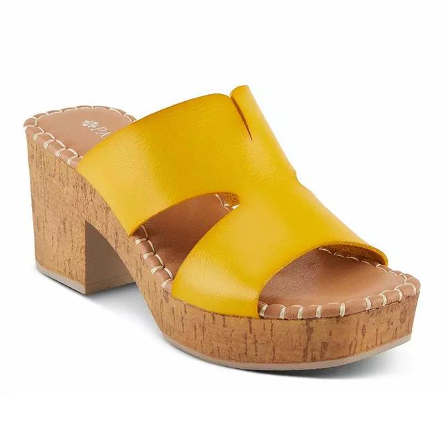 Patrizia Stellana Womens Platform Sandals Yellow Product Image