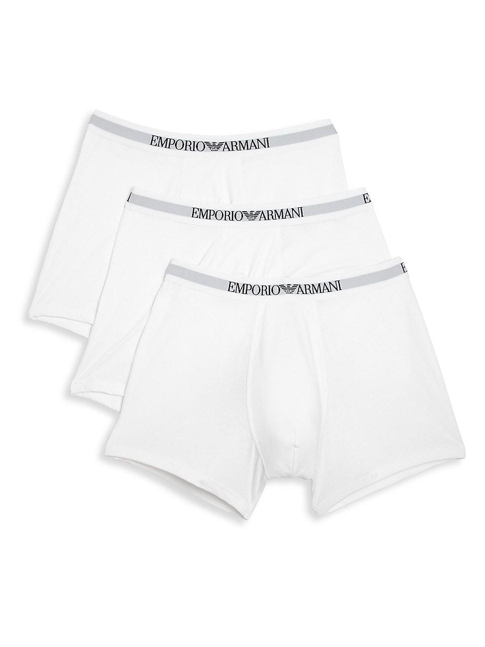 Mens Pure Cotton 3-Pack Boxer Briefs Product Image