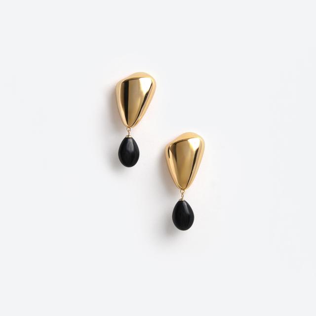 Gold Droplet Earrings Product Image